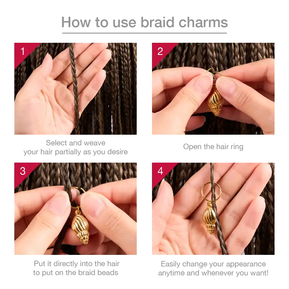 RED by KISS Premium Luxury Braid Charms - Image 201