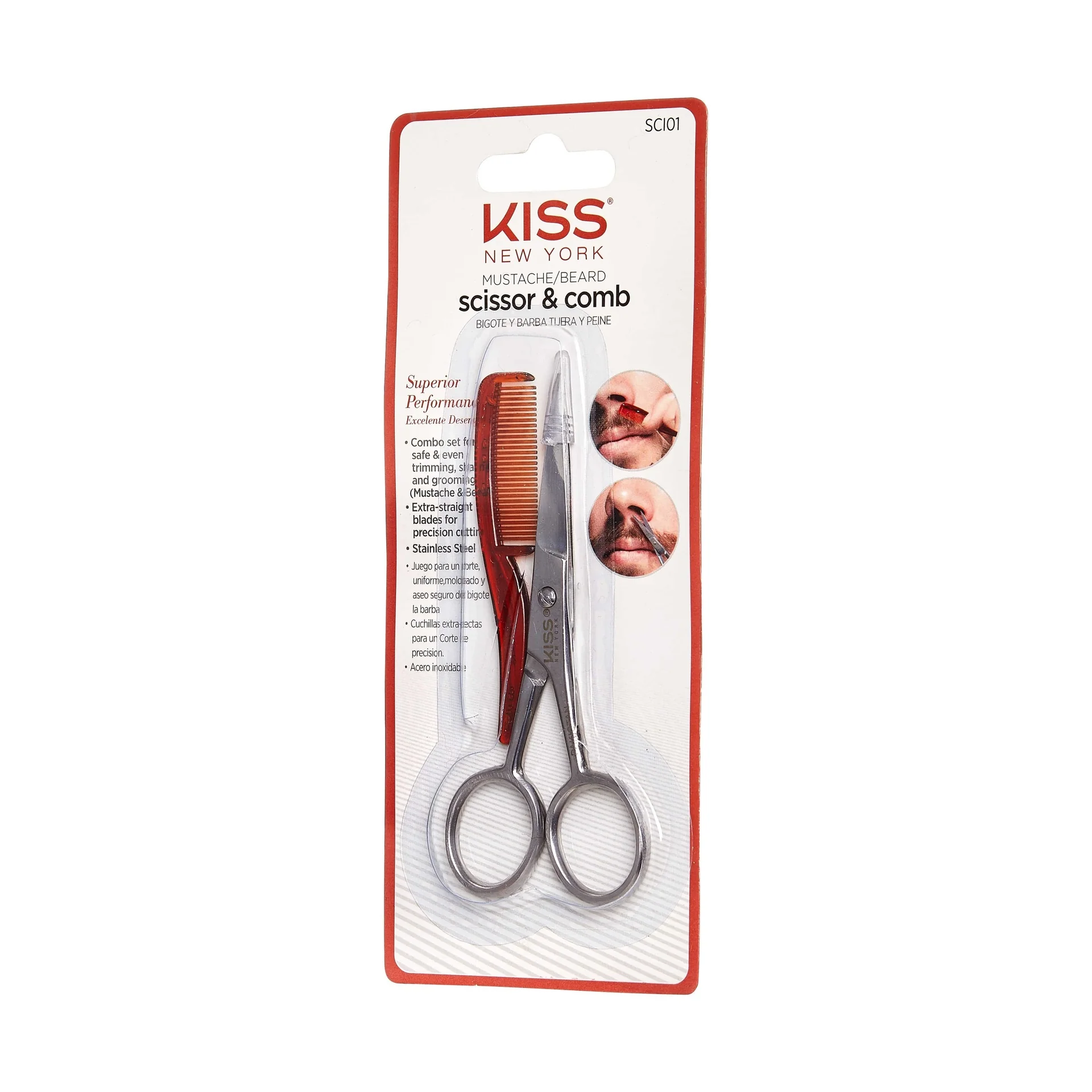 Kiss New York Premium Mustache Scissors - Image 4