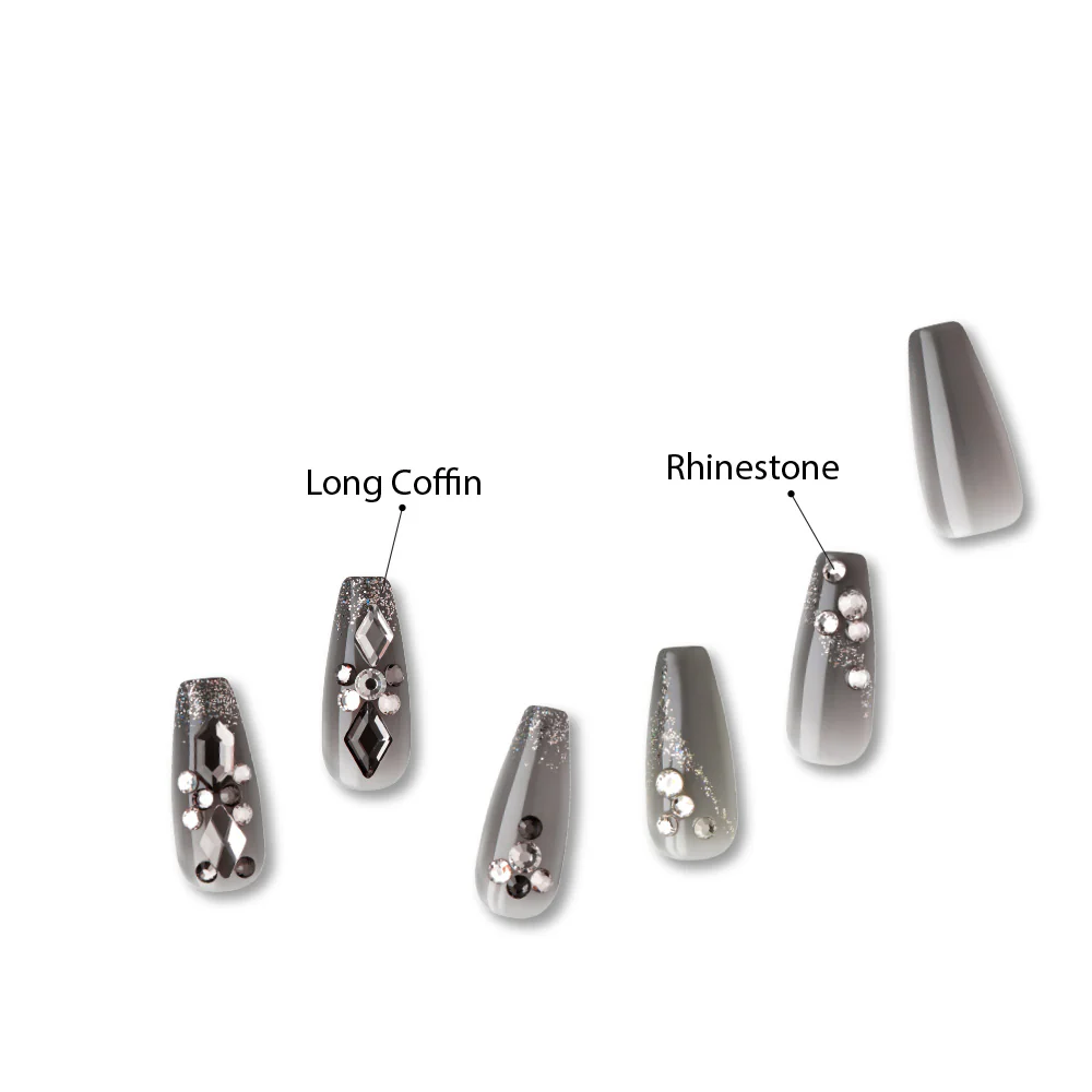 Gold Finger Premium Nails - Bling Bling Kiss - Image 3