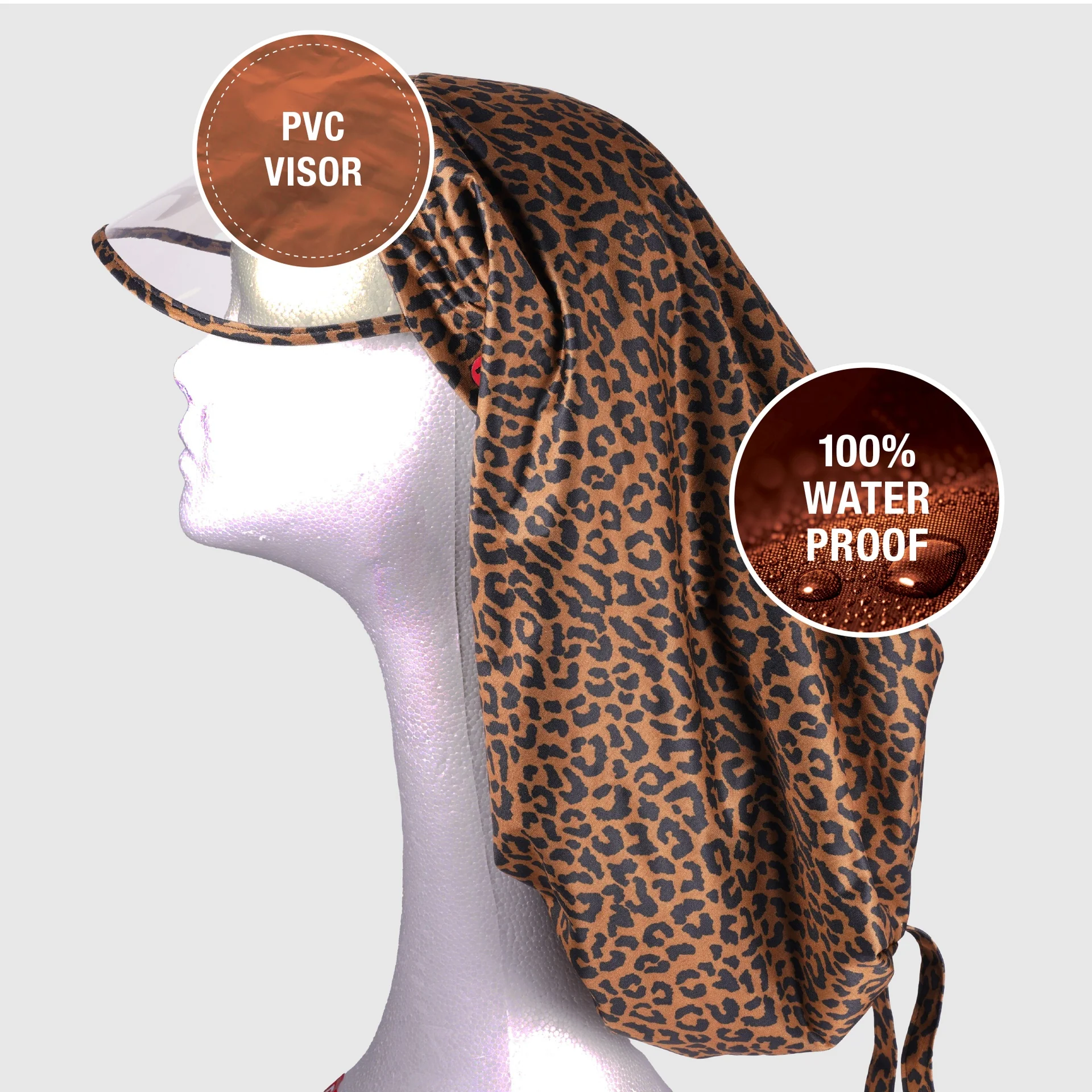 RED by KISS Premium Satin Lined Rain Braid Cap - Image 5