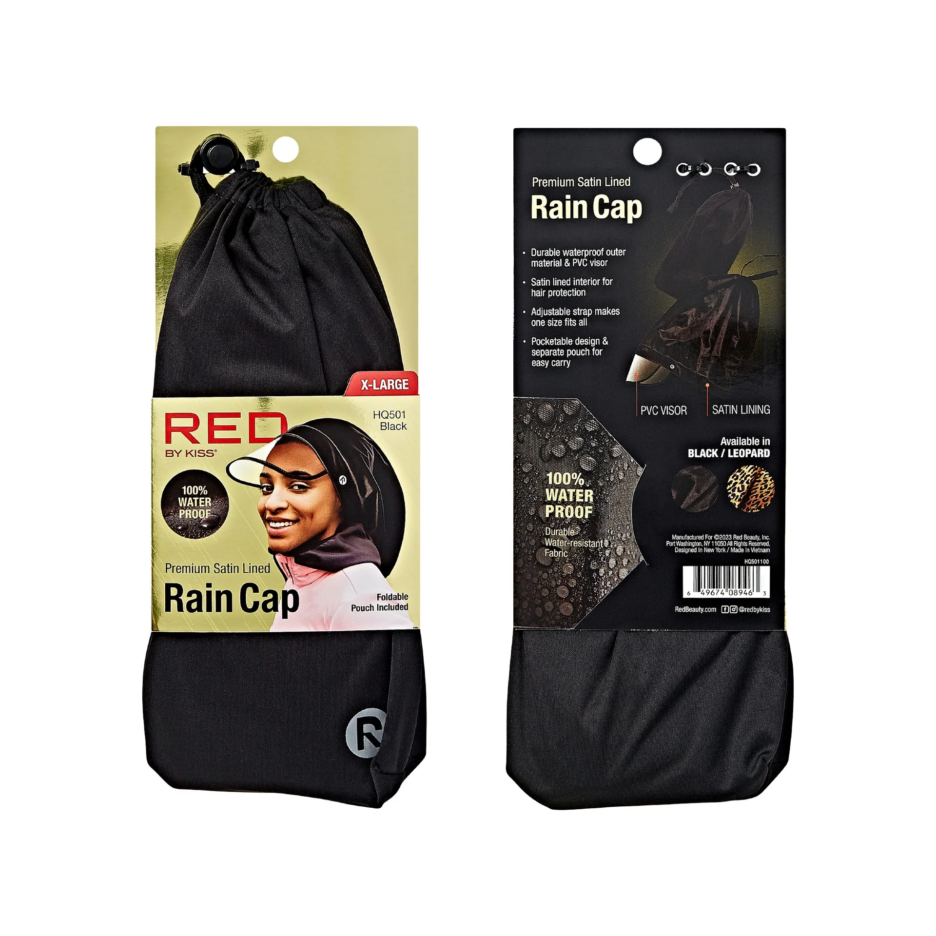 RED by KISS Premium Satin Lined Rain Cap - Image 16