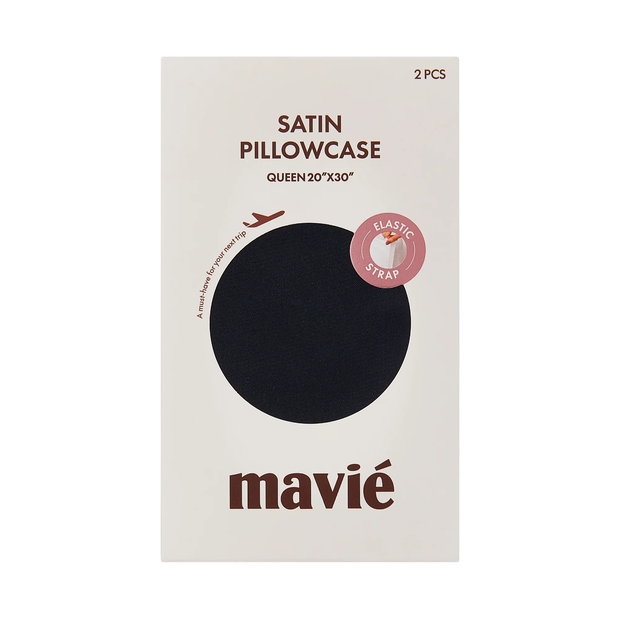 Mavié Premium Satin Pillowcase for Hair & Skin – Slip-Free Secure Fit Travel Pillow Cover, Cooling & Anti-Frizz Beauty Sleep - Image 109
