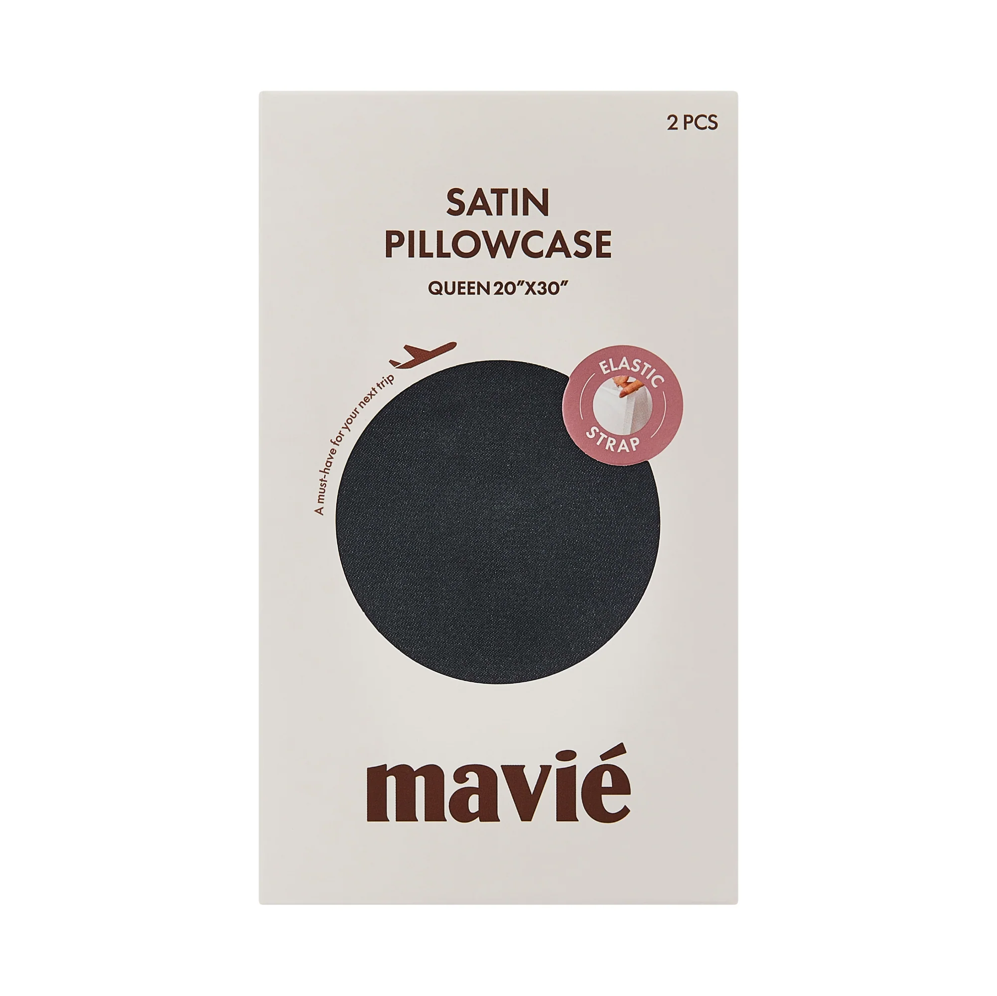Mavié Premium Satin Pillowcase for Hair & Skin – Slip-Free Secure Fit Travel Pillow Cover, Cooling & Anti-Frizz Beauty Sleep - Image 120