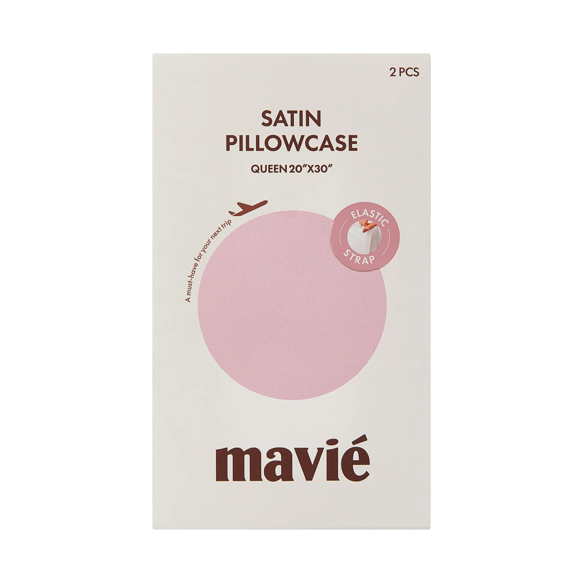 Mavié Premium Satin Pillowcase for Hair & Skin – Slip-Free Secure Fit Travel Pillow Cover, Cooling & Anti-Frizz Beauty Sleep - Image 131