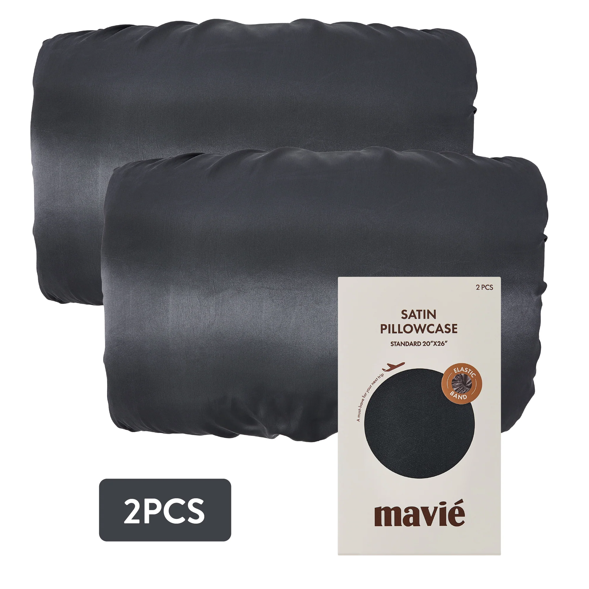 Mavié Premium Satin Pillowcase for Hair & Skin – Slip-Free Secure Fit Travel Pillow Cover, Cooling & Anti-Frizz Beauty Sleep - Image 53