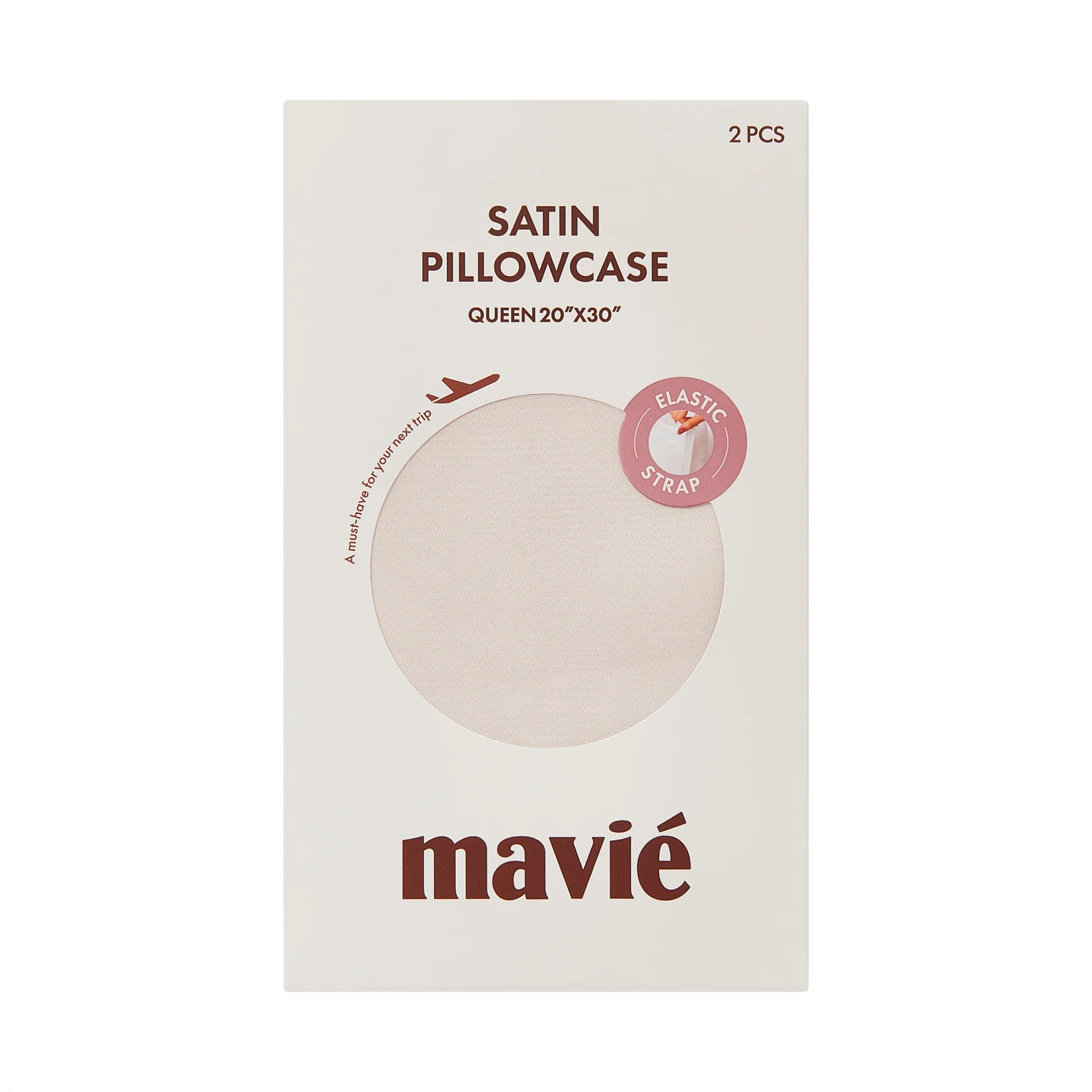 Mavié Premium Satin Pillowcase for Hair & Skin – Slip-Free Secure Fit Travel Pillow Cover, Cooling & Anti-Frizz Beauty Sleep - Image 87