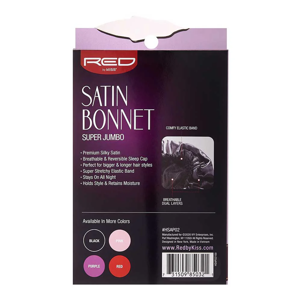 RED by KISS Premium Silky Satin Bonnet - Image 4