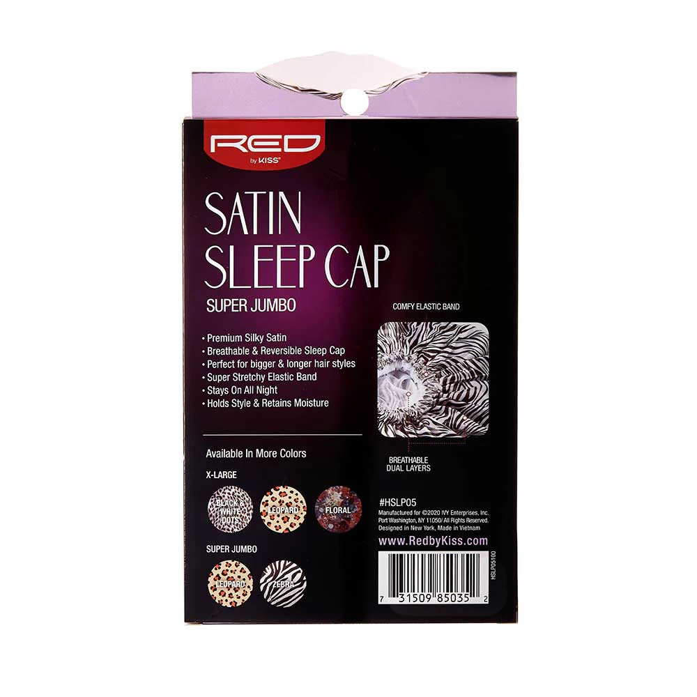 RED by KISS Premium Silky Satin Sleep Cap - Image 13