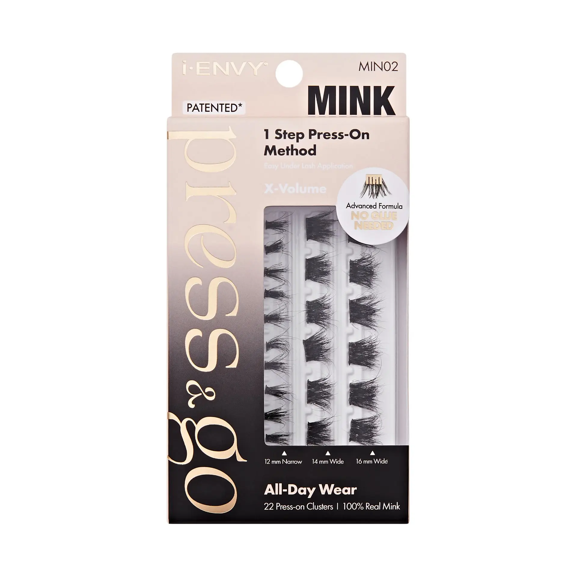 I-ENVY Press & Go 100% Real Mink Pre-Glued Press-On Lash Clusters - Image 12