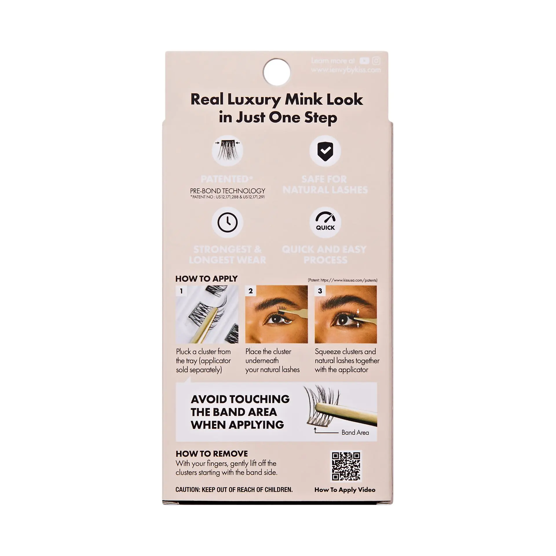 I-ENVY Press & Go 100% Real Mink Pre-Glued Press-On Lash Clusters - Image 14