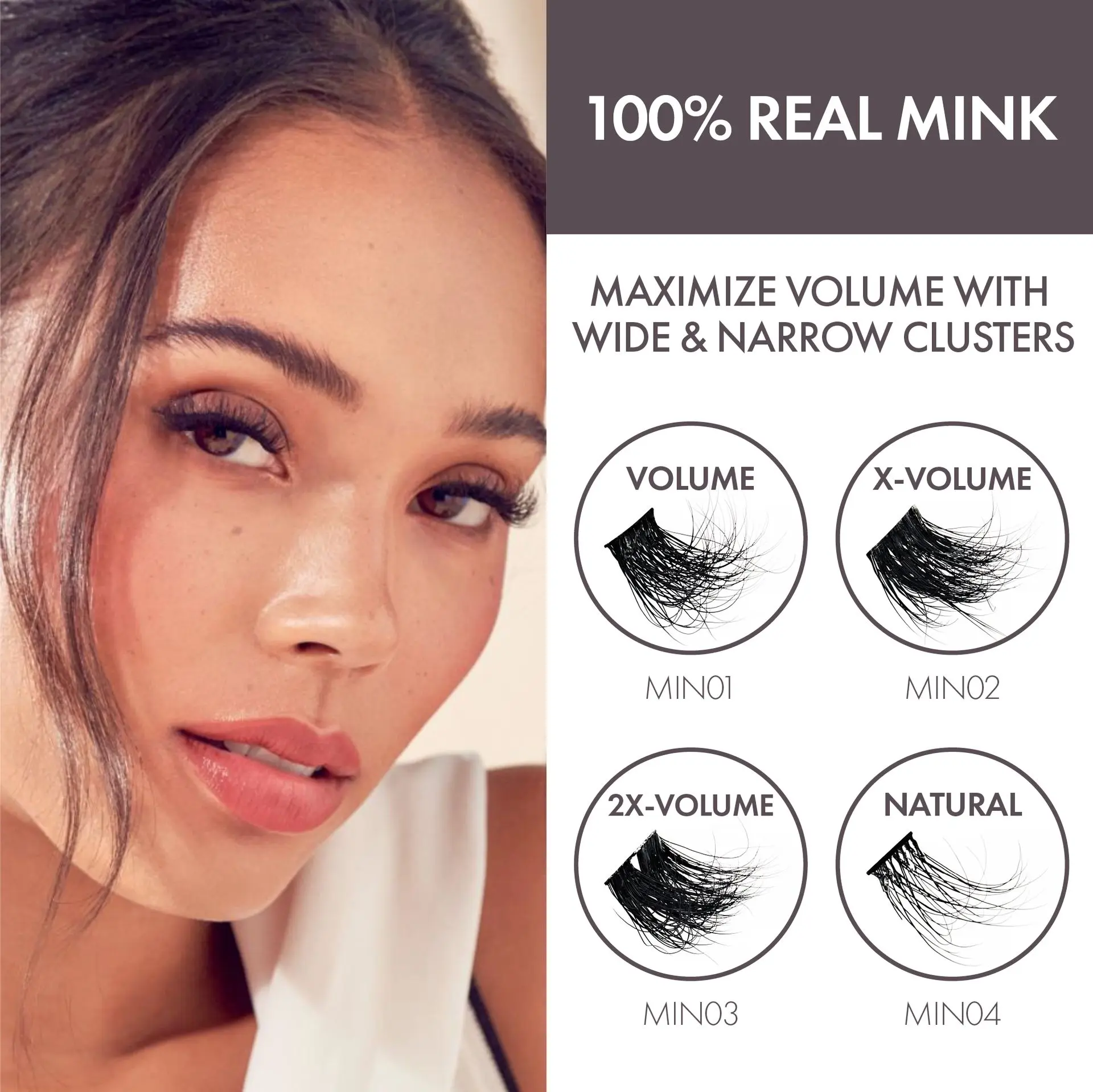 I-ENVY Press & Go 100% Real Mink Pre-Glued Press-On Lash Clusters - Image 18