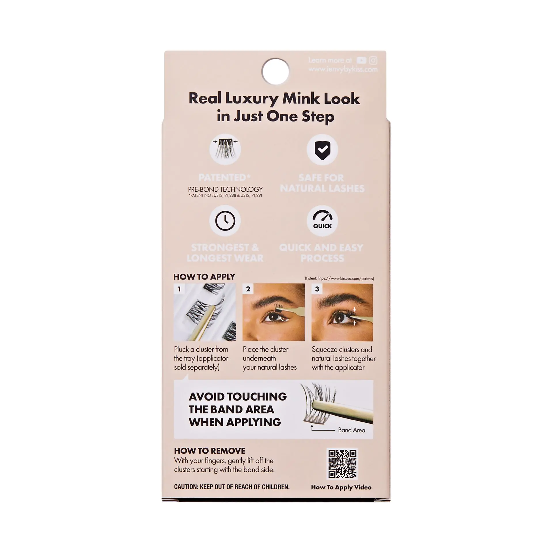 I-ENVY Press & Go 100% Real Mink Pre-Glued Press-On Lash Clusters - Image 23