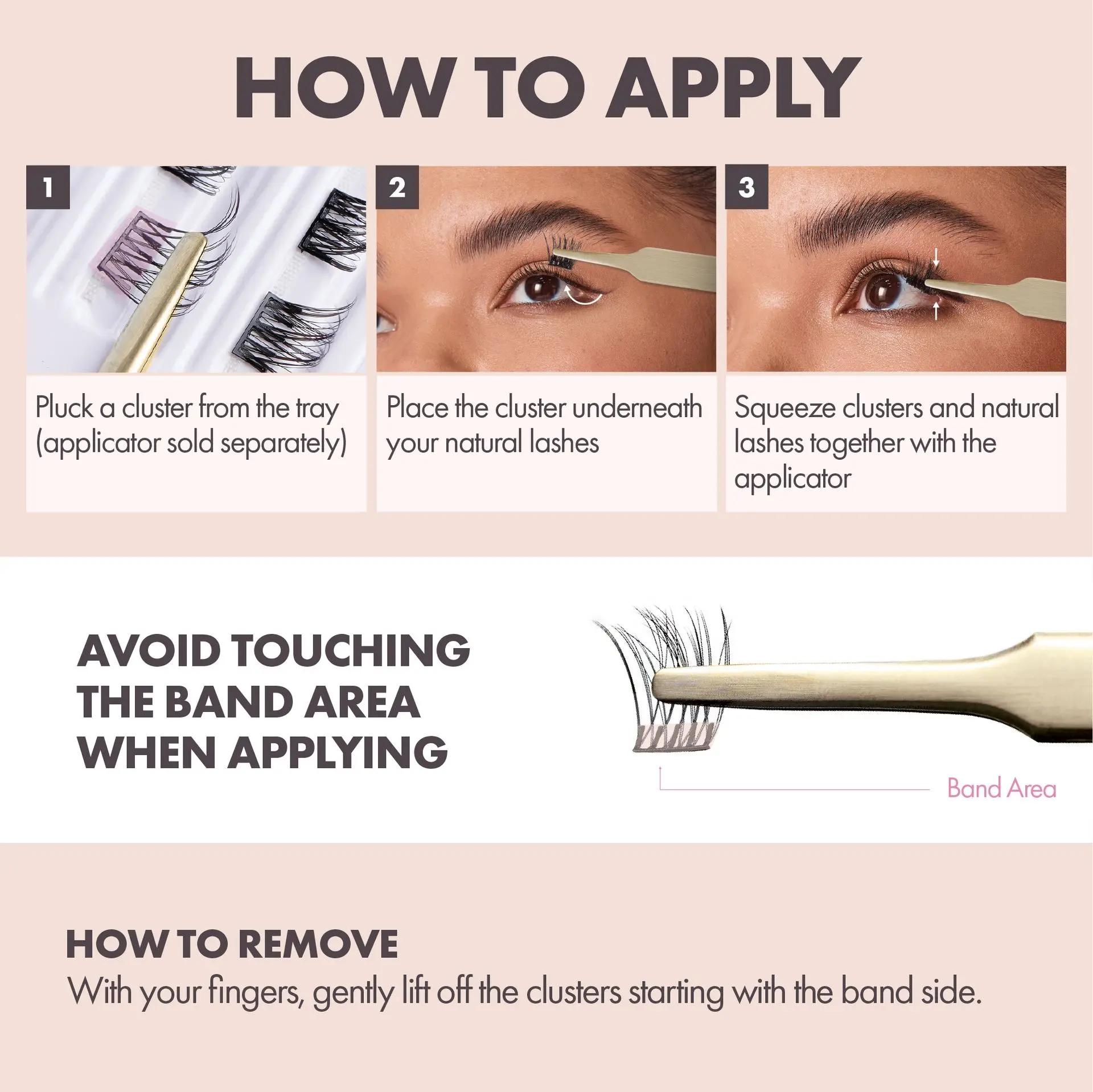 I-ENVY Press & Go 100% Real Mink Pre-Glued Press-On Lash Clusters - Image 25