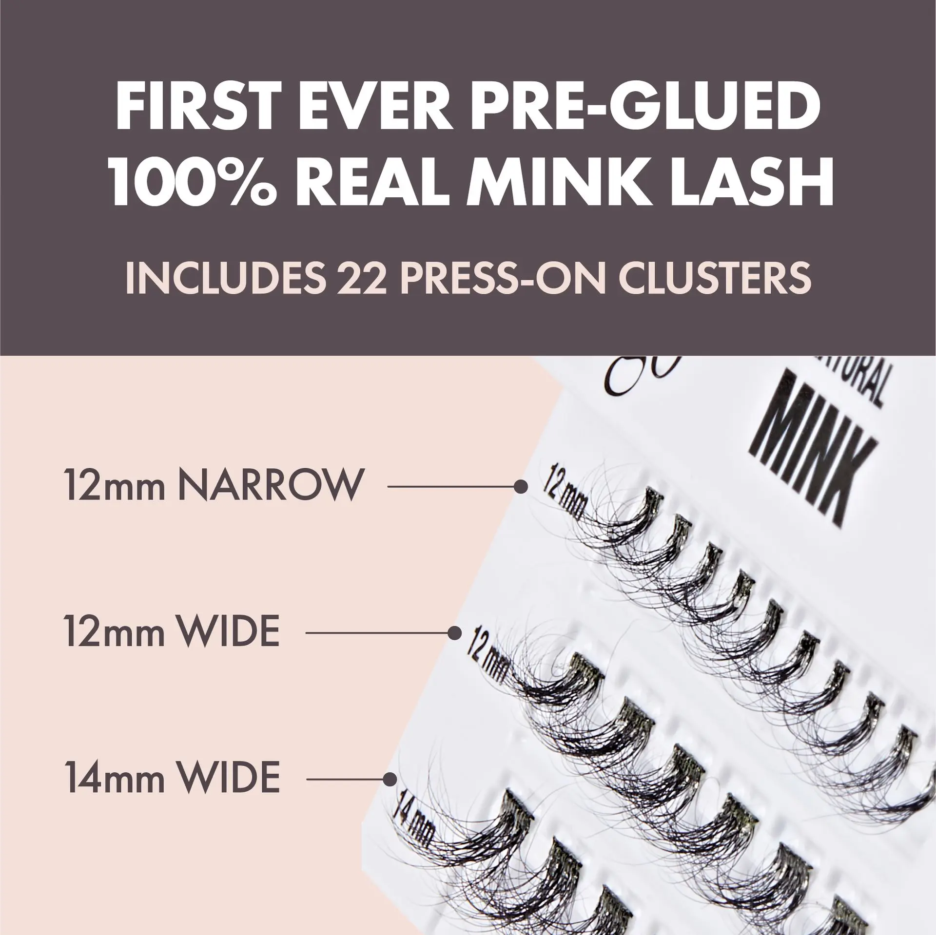 I-ENVY Press & Go 100% Real Mink Pre-Glued Press-On Lash Clusters - Image 35