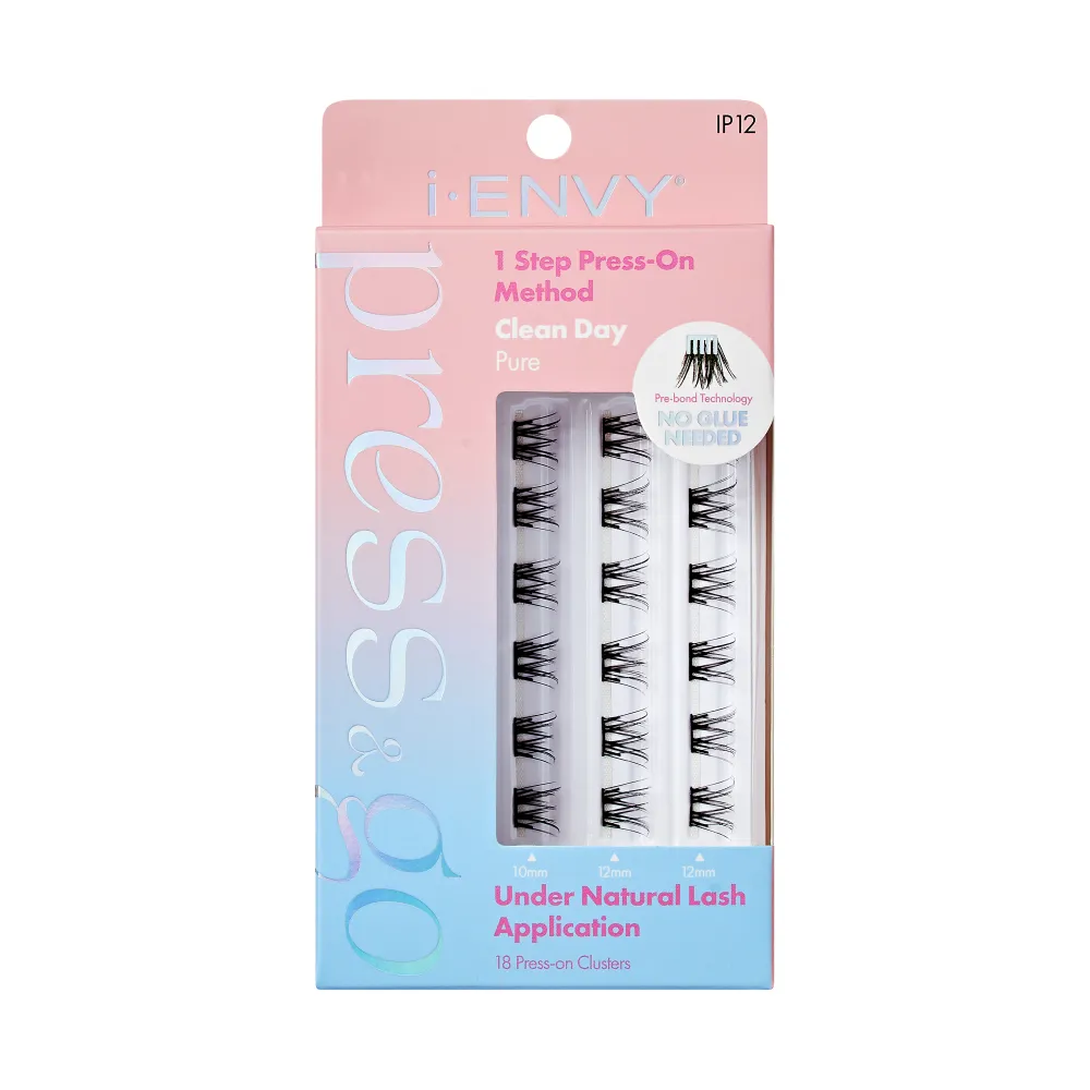 I-ENVY Press & Go Press-On Pre-Glued Lash Clusters - Clean Day - Image 15