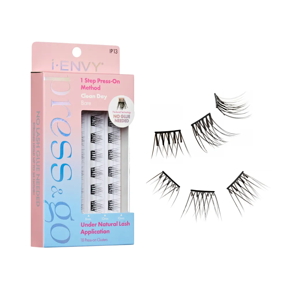 I-ENVY Press & Go Press-On Pre-Glued Lash Clusters - Clean Day - Image 17