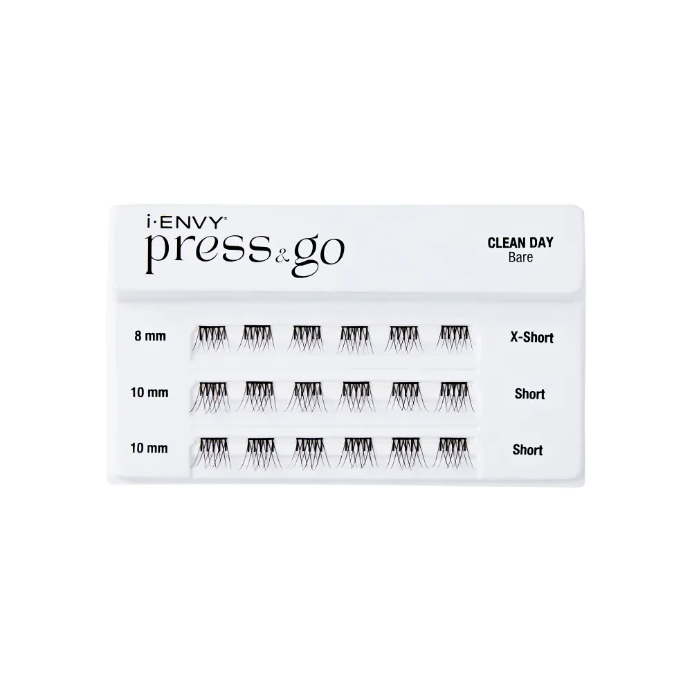 I-ENVY Press & Go Press-On Pre-Glued Lash Clusters - Clean Day - Image 19