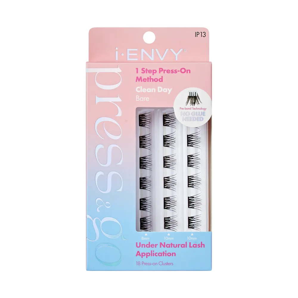 I-ENVY Press & Go Press-On Pre-Glued Lash Clusters - Clean Day - Image 23