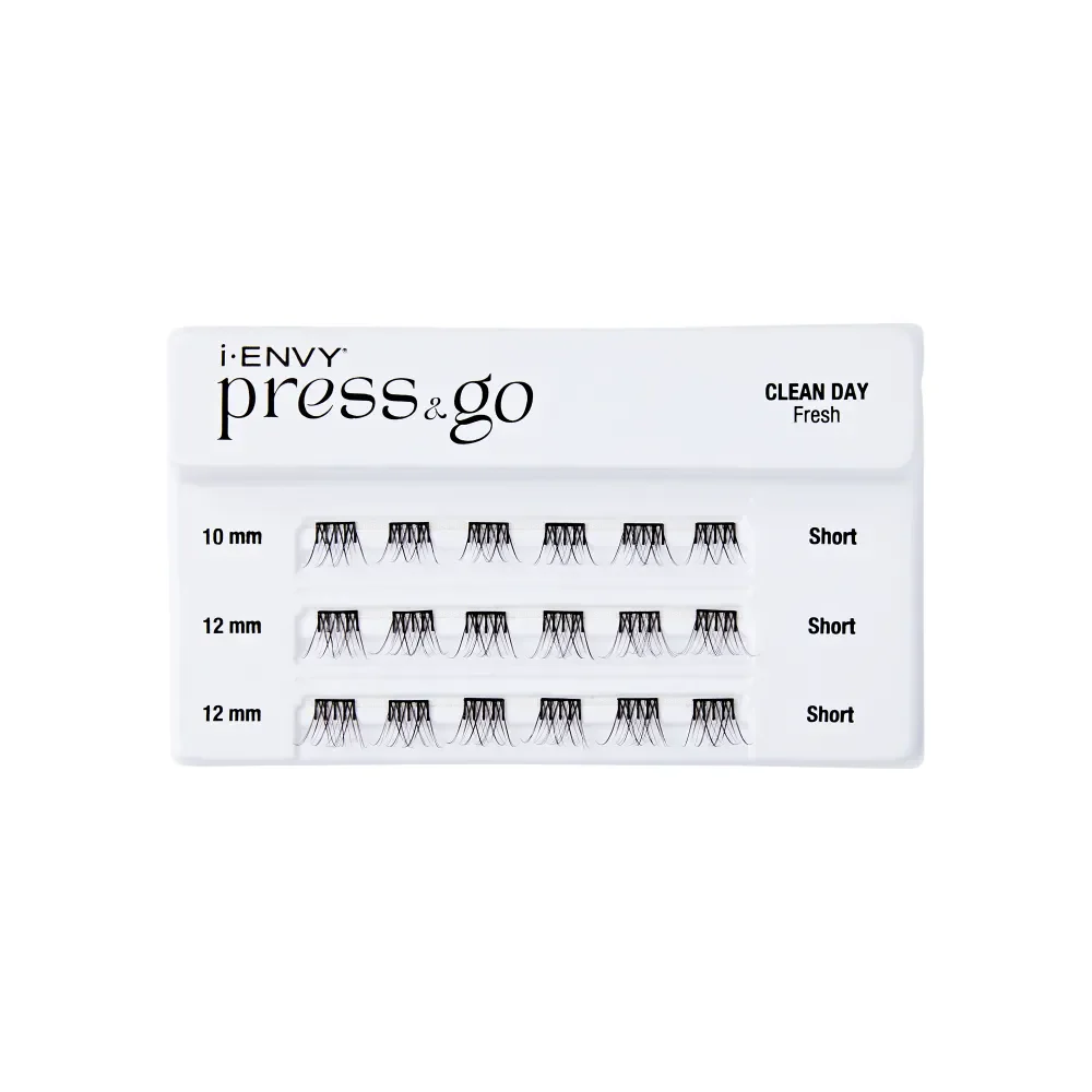 I-ENVY Press & Go Press-On Pre-Glued Lash Clusters - Clean Day - Image 3