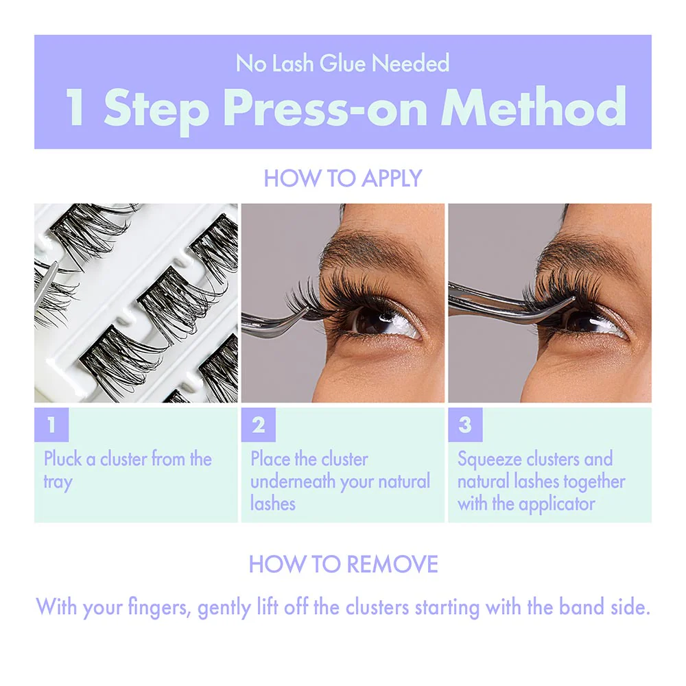 I-ENVY Press & Go Press-On Pre-Glued Lash Clusters - Every Day - Image 18