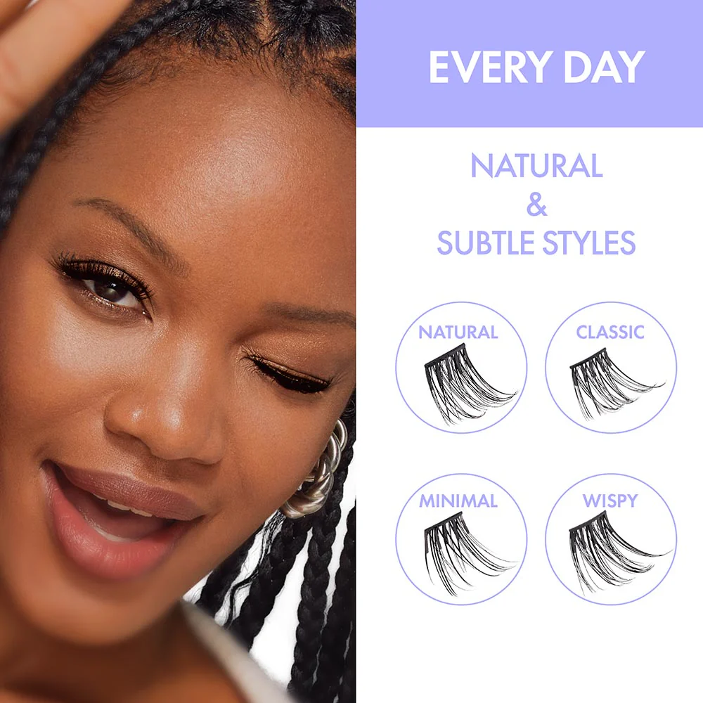 I-ENVY Press & Go Press-On Pre-Glued Lash Clusters - Every Day - Image 26