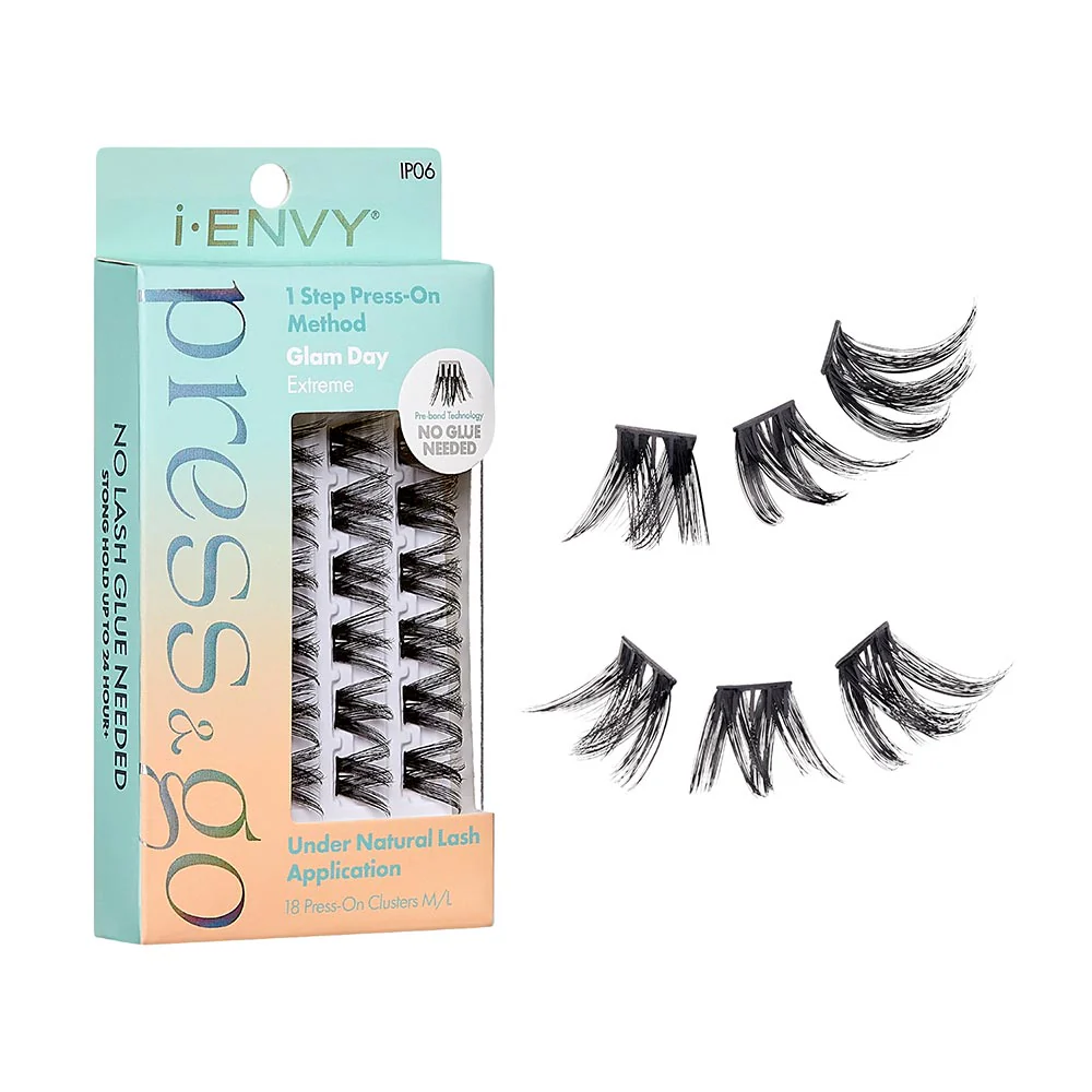 I-ENVY Press & Go Press-On Pre-Glued Lash Clusters - Glam Day - Image 14