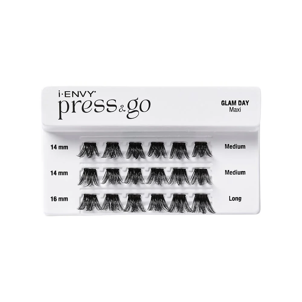 I-ENVY Press & Go Press-On Pre-Glued Lash Clusters - Glam Day - Image 15