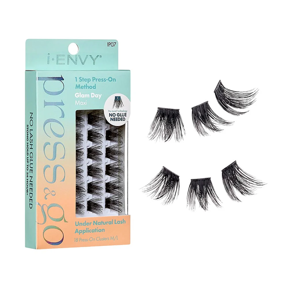 I-ENVY Press & Go Press-On Pre-Glued Lash Clusters - Glam Day - Image 21