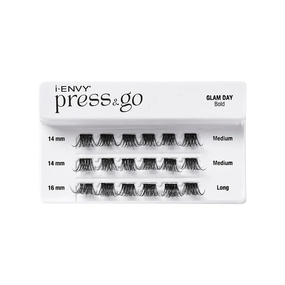 I-ENVY Press & Go Press-On Pre-Glued Lash Clusters - Glam Day - Image 3