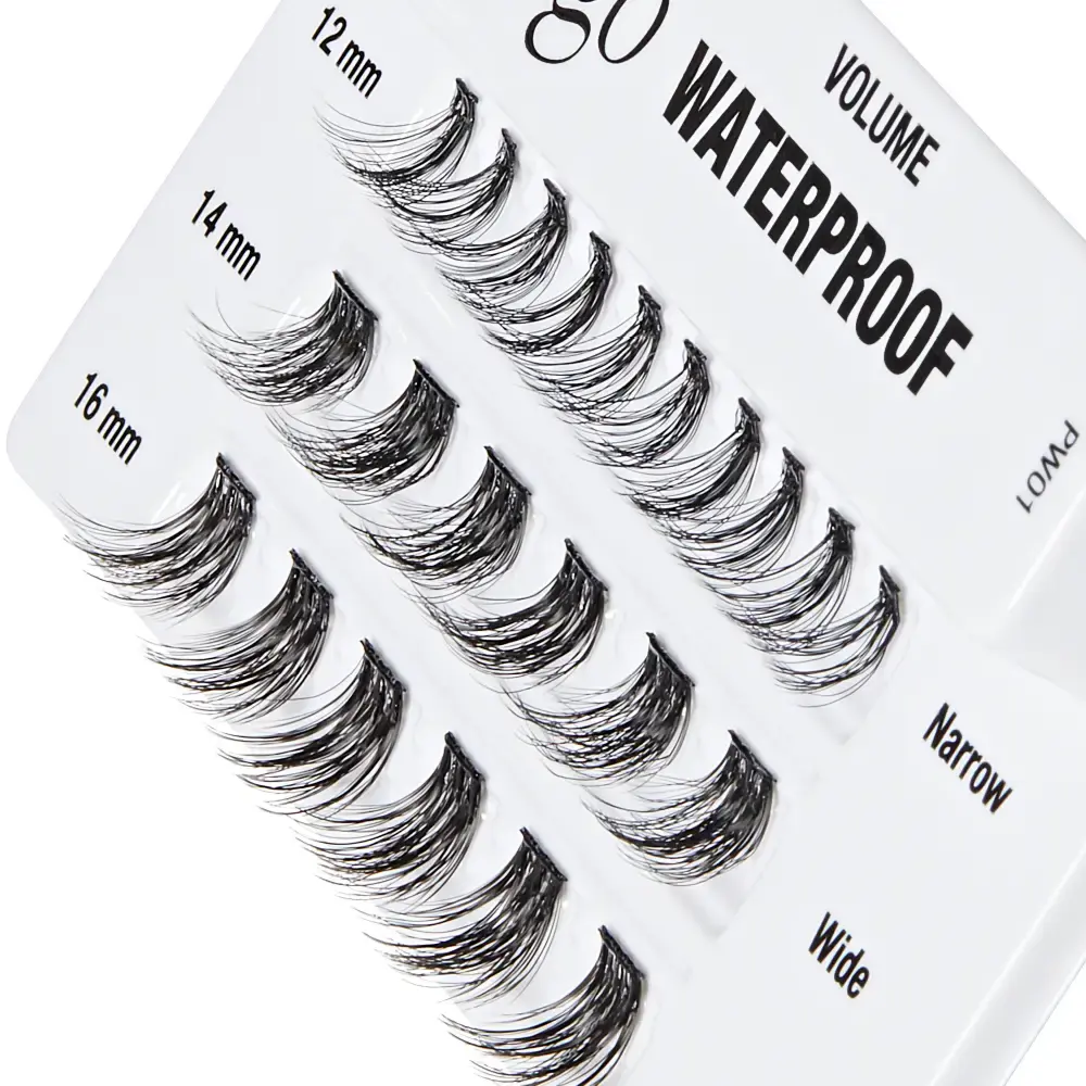 I-ENVY Press & Go Waterproof No Glue Lash Clusters – 22 Reusable Self-Adhesive Press-On Lashes - Image 10