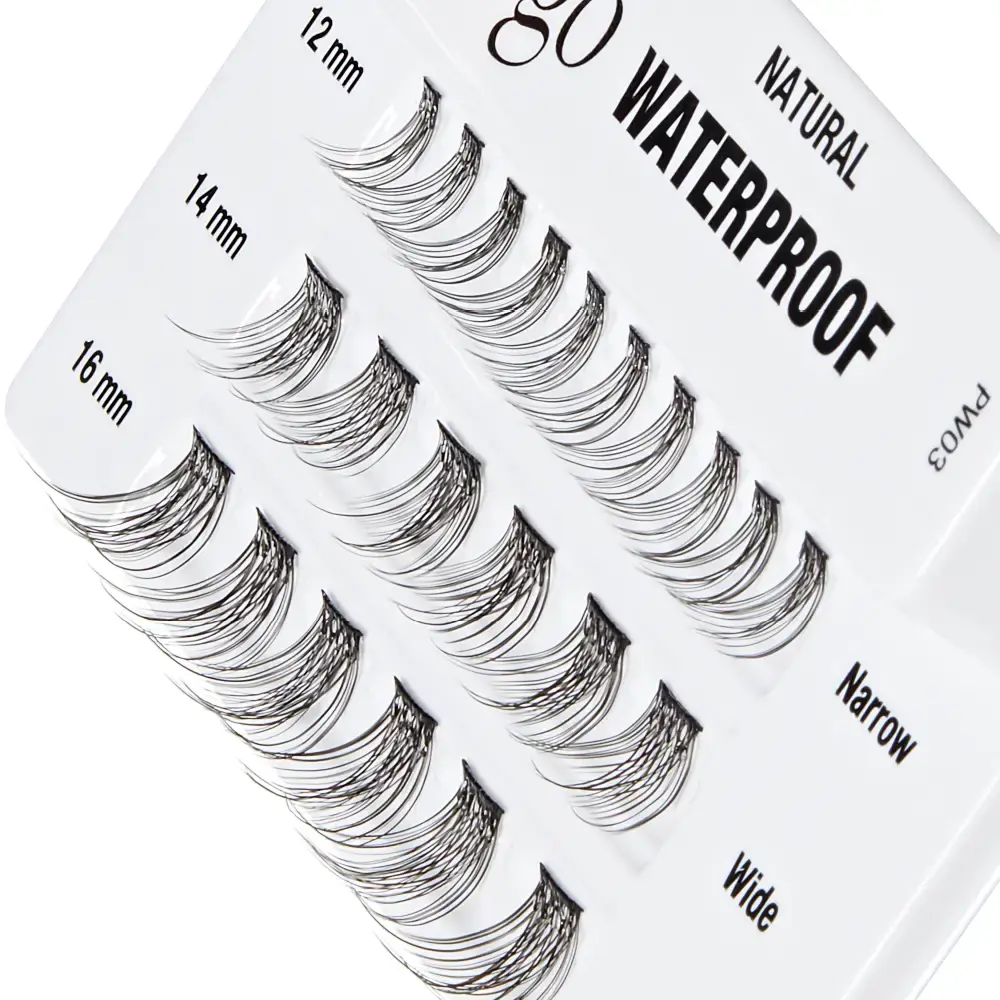 I-ENVY Press & Go Waterproof No Glue Lash Clusters – 22 Reusable Self-Adhesive Press-On Lashes - Image 11