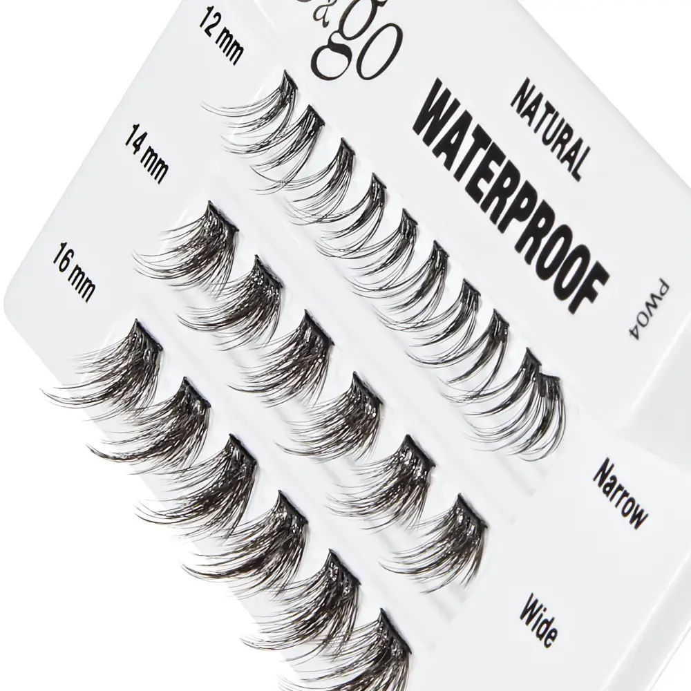I-ENVY Press & Go Waterproof No Glue Lash Clusters – 22 Reusable Self-Adhesive Press-On Lashes - Image 12