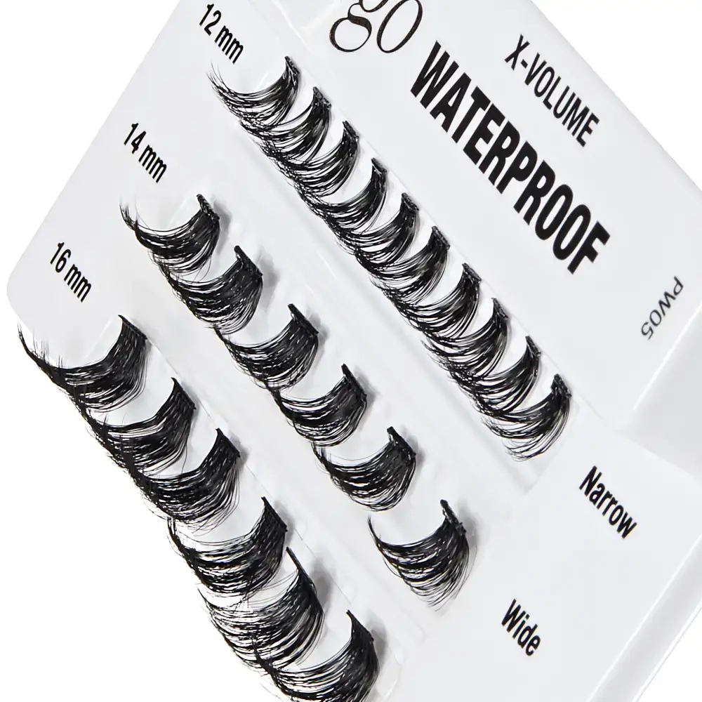 I-ENVY Press & Go Waterproof No Glue Lash Clusters – 22 Reusable Self-Adhesive Press-On Lashes - Image 13