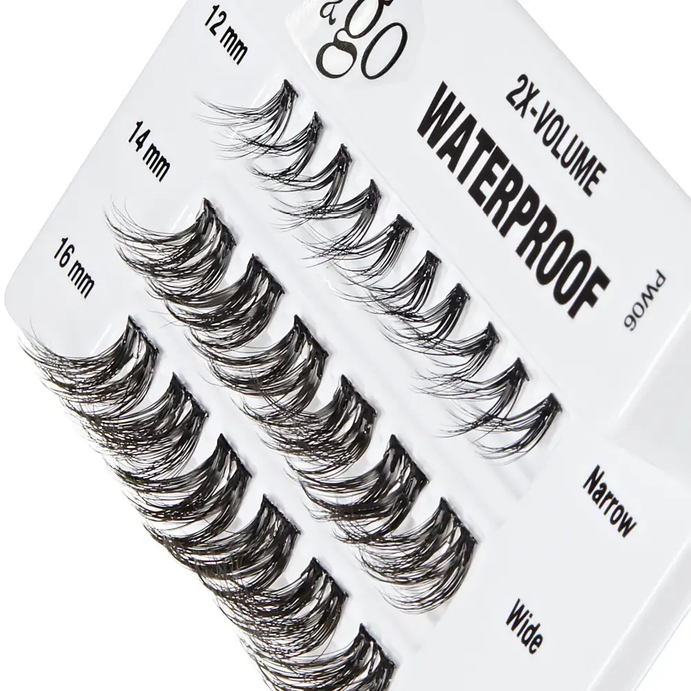 I-ENVY Press & Go Waterproof No Glue Lash Clusters – 22 Reusable Self-Adhesive Press-On Lashes - Image 8