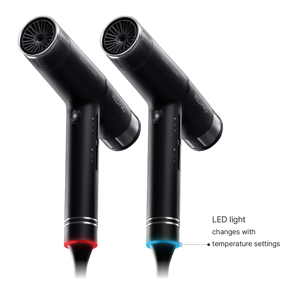 Red PRO Soni-Clone Hair Dryer High-Speed 4 temperature setting - Image 6