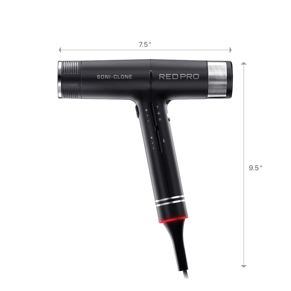 Red PRO Soni-Clone Hair Dryer High-Speed 4 temperature setting - Image 7