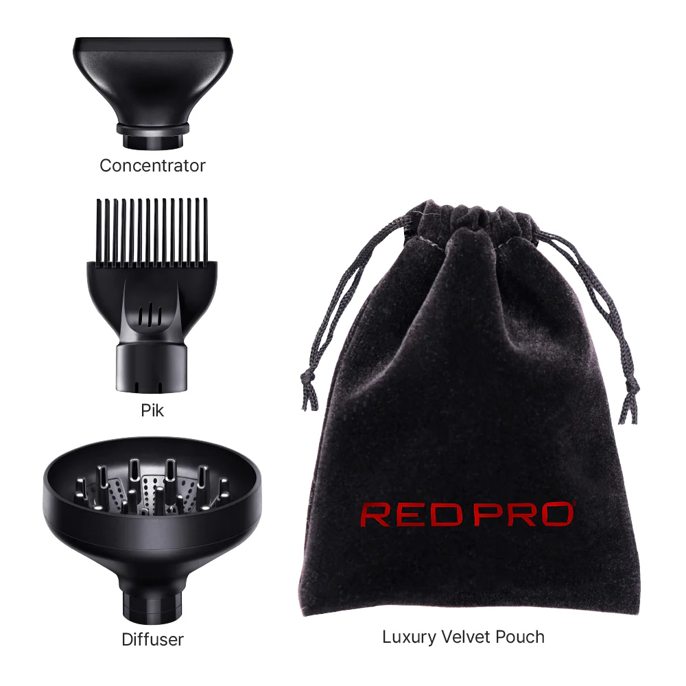 Red PRO Soni-Clone Hair Dryer High-Speed 4 temperature setting - Image 8
