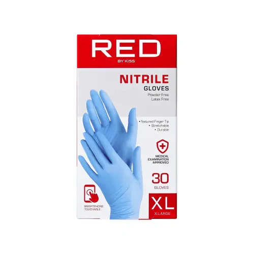 RED by KISS Professional Blue Nitrile Gloves (30pcs) - Image 27