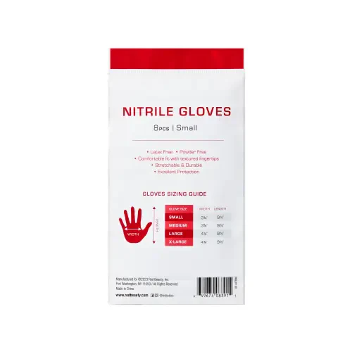 RED by KISS Professional Blue Nitrile Gloves (8pcs) - Image 25