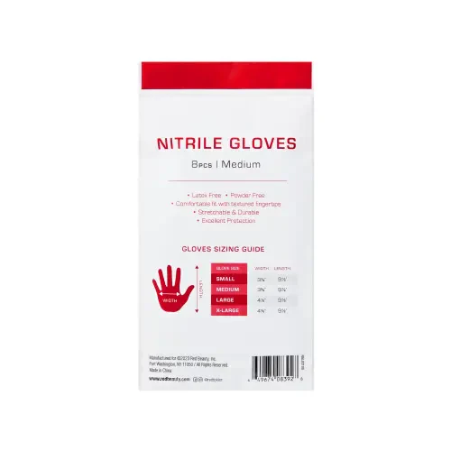 RED by KISS Professional Blue Nitrile Gloves (8pcs) - Image 26
