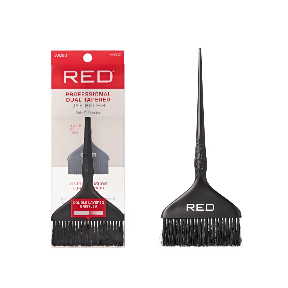 RED by KISS Professional Dual Tapered Hair Dye Brush for Precision Application - Image 2