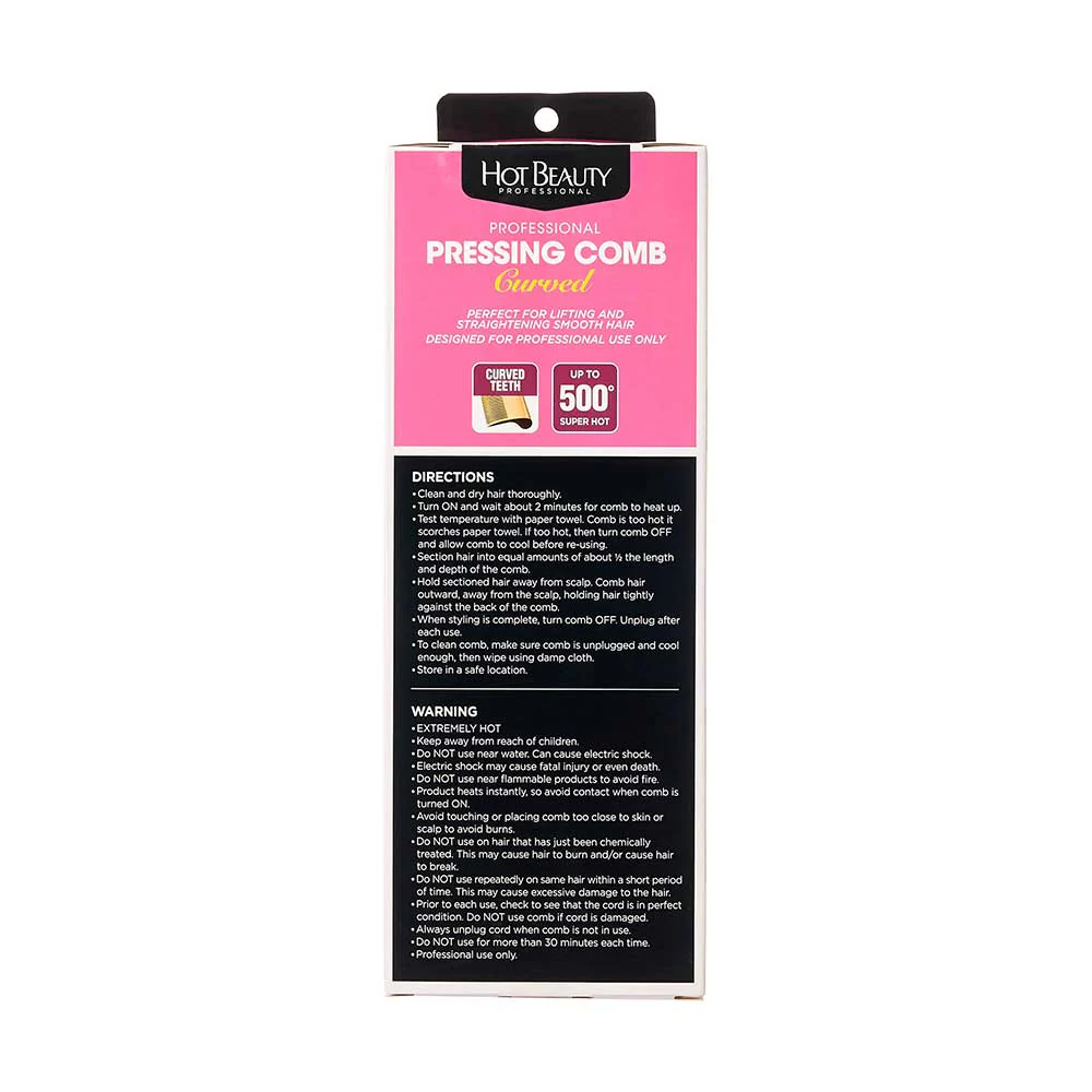 Hot Beauty Professional Pressing Comb - Image 14