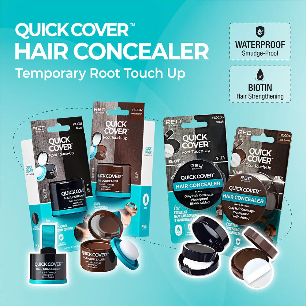 RED by KISS Quick Cover Hair Concealer - Image 10