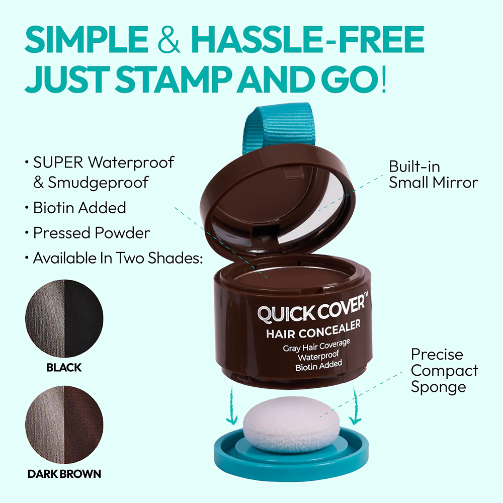 RED by KISS Quick Cover Hair Concealer - Image 5