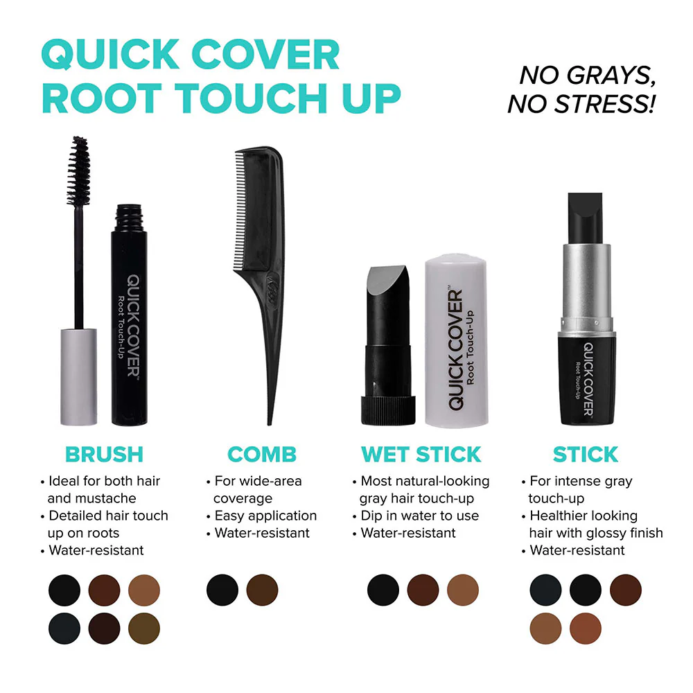 RED by KISS Quick Cover Root Touch-Up Brush Temporary & Water-Resistant - Image 33