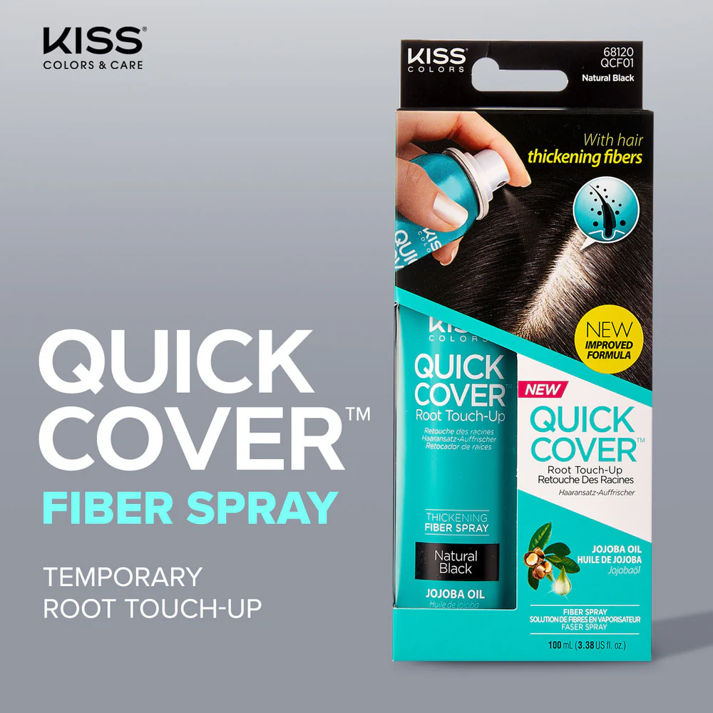 RED by KISS Quick Cover Root Touch-Up Fiber Spray - Image 2