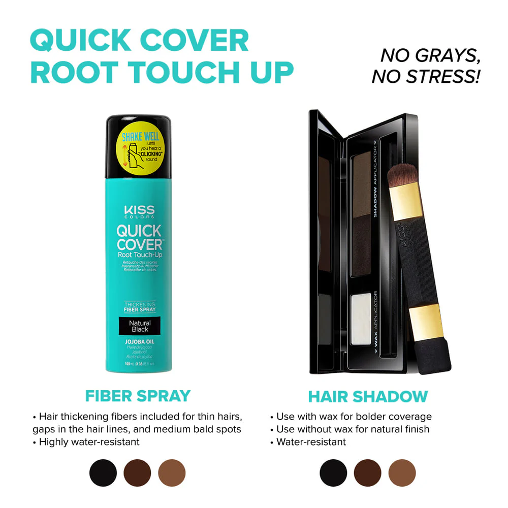 RED by KISS Quick Cover Root Touch-Up Fiber Spray - Image 8