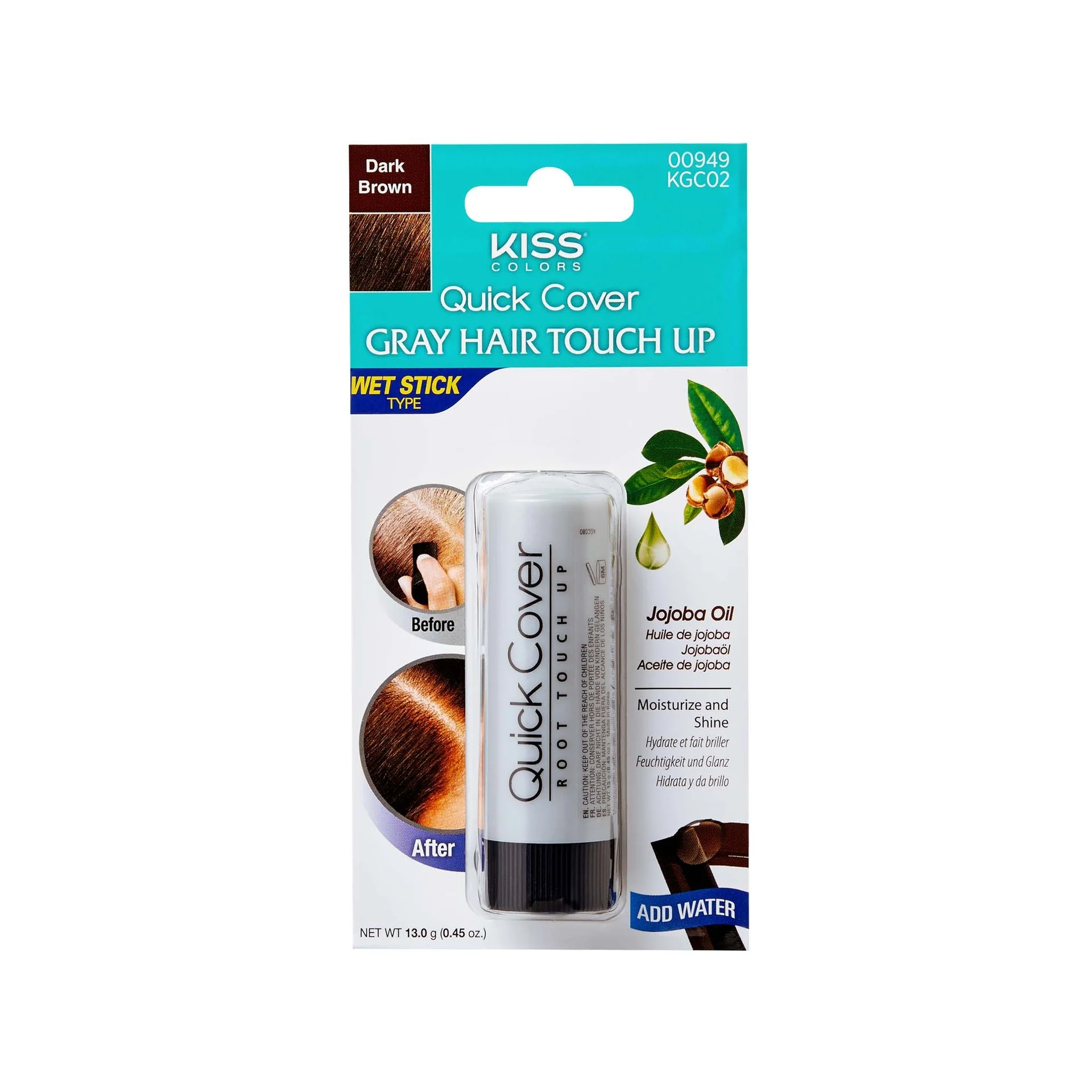 RED by KISS Quick Cover Root Touch-Up Moisture Resistant Stick - Image 2