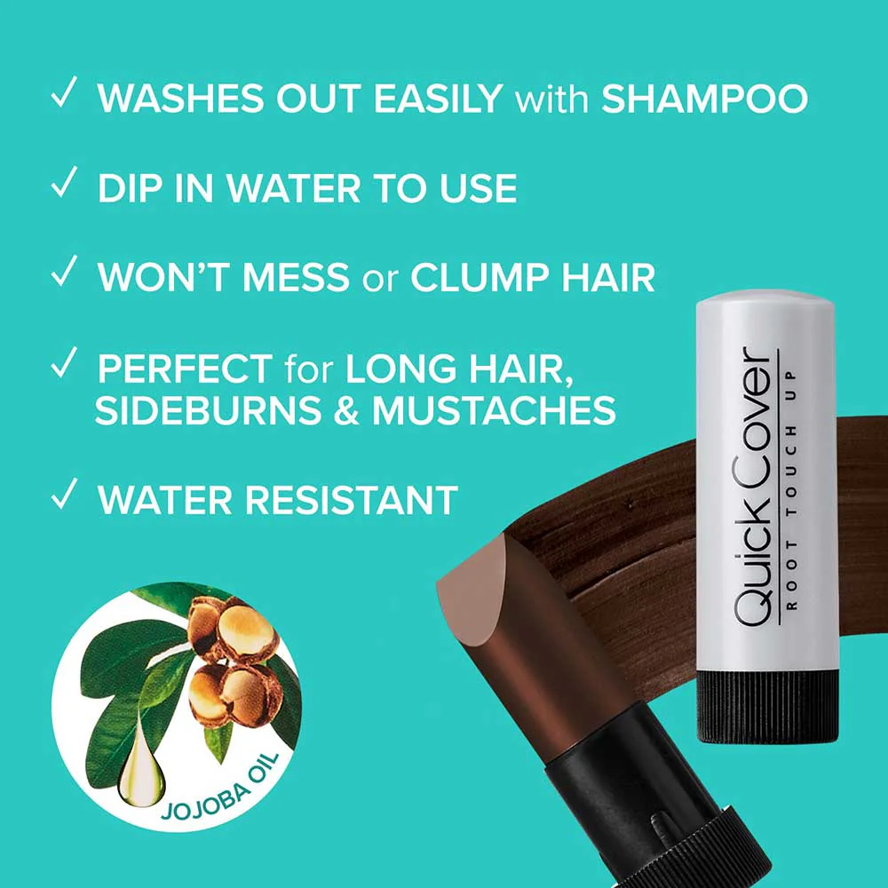 RED by KISS Quick Cover Root Touch-Up Moisture Resistant Stick - Image 6