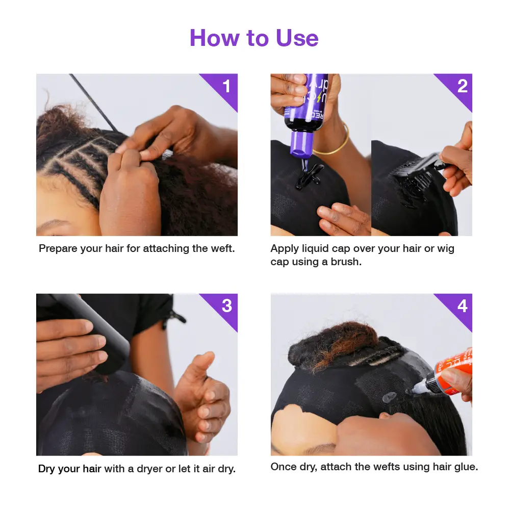 RED by KISS Quick Dry Hair Protective Liquid Cap - Image 24